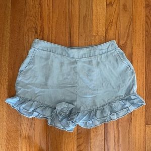 ruffled shorts